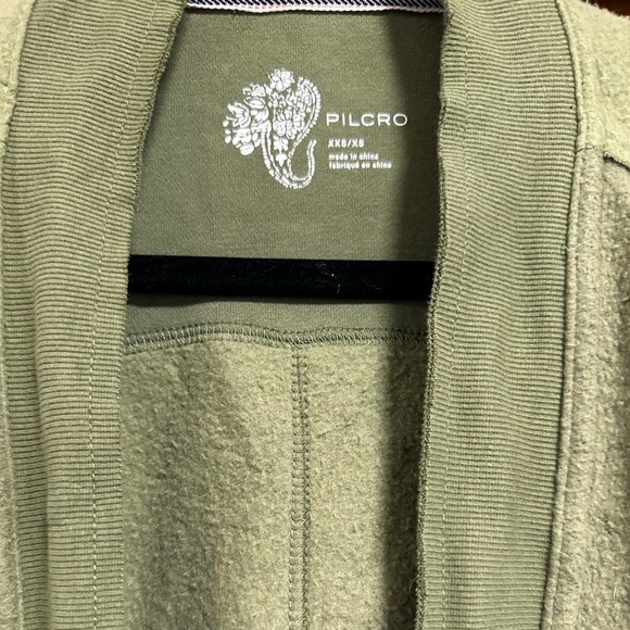 Anthropologie Pilcro Green Open Front Oversized Cardigan Size XXS/XS - Picture 9 of 10